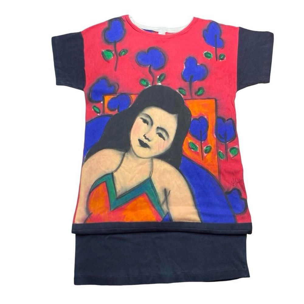 Vintage women's‎ handpainted dress